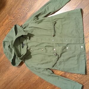 Cotton hooded anorak sz S